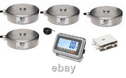 10t Tank weighing kit with St SteelLoad cells & St Steel Indicator-10000kg10kg