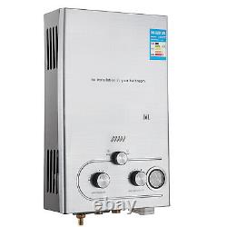 16L Propane Gas LPG Instant Hot Water Heater Tankless Boiler Shower Kit Outdoor