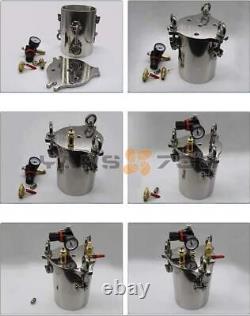 1PCS Dispensing Bucket Glue Stainless Steel Pressure Tank Kits 1L-25L