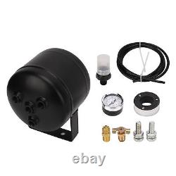 Air Compressor Accessories Heavy Duty Air Horn Tank Kit Black 2L Steel 150 PSI