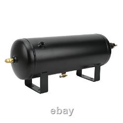 Air Tank With Gauge Air Tank Kit 6 Ports 150 PSI 1.5GAL Steel Universal For