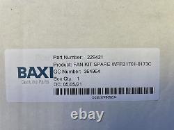 Baxi 229421 Kit Fan Spare 30 60 Solo 2 Pf Brand New In Box