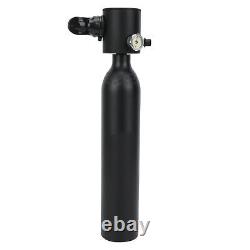 (Black)0.5L Diving Oxygen Tank Set Underwater Breathing Kit Portable Div