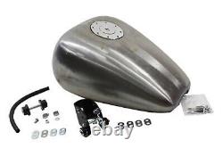Bobbed 3.0 Gallon gas Tank, Fits XL 1982-2003, with locking aircraft style gas cap