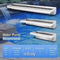 Easy Install 12 Waterfall Spillway Kit Premium Stainless Steel Design