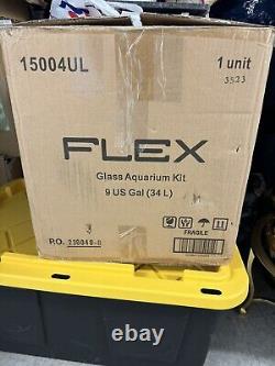 FLUVAL FLEX AQUARIUM KIT 9 GALLON Brand New In Box And Shipping Box Also
