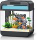 Fish Tank Aquarium 2.2 Gallon with Adjustable 3 Color Lighting Self Cleaning 3 i