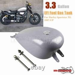 For Harley Sportster XL 07-UP Unpainted 3.3 Gallon Motorcycle Unpainted Oil Fuel