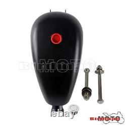 For Sportster XL 883 1200 07-20 Black Motorcycle Oil Fuel Tank 3.3 Gal Gas Tank