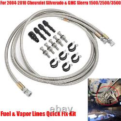 Fuel Lines Hose Quick Fix Kit For GMC Sierra 15000 2500 3500 Chevrolet Silverado