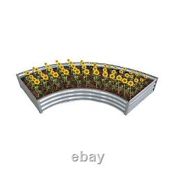 Galvanized Raised Garden Bed Kit, Galvanized Planter Raised Garden Boxes Outd