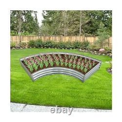 Galvanized Raised Garden Bed Kit, Galvanized Planter Raised Garden Boxes Outd