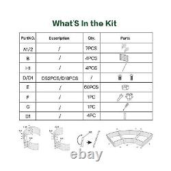 Galvanized Raised Garden Bed Kit, Galvanized Planter Raised Garden Boxes Outd