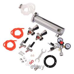 Home &Bar Beer Dispensing Tower Double-Tap Beer Column Kit +Dual Gauge Regulator