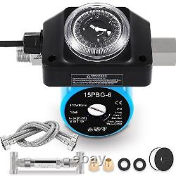 Instant Hot Water Recirculating Pump Kit with 304 Stainless Steel Sensor Valv