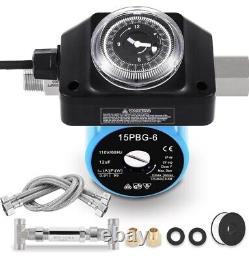 Instant Hot Water Recirculating Pump Kit with 304 Stainless Steel Sensor Valv