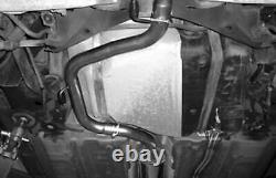Jetex Performance Stainless Cat Back Exhaust Oval Tail Pipe For Saab 93 61L Tank
