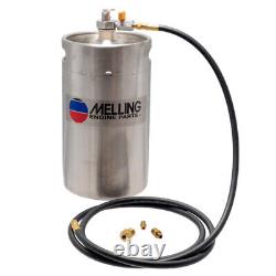 Melling Engine Oil Priming Tank Hose / Fittings Steel Natural Kit