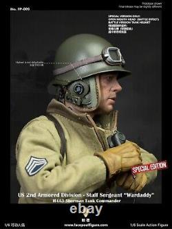 New Facepoolfigure FP009B 1/6 US Armored Division Sherman Tank Sergeant Wardaddy