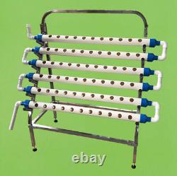 Plant System Hydroponic Site Grow Kit 66 Holes with Stainless Steel Holder USNEW