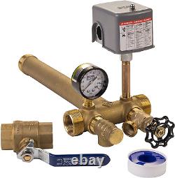 Pressure Tank Installation Kit with 1 Brass Union Tank Tee to Fit Most Pressure