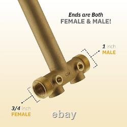 Pressure Tank Installation Kit with 1 Brass Union Tank Tee to Fit Most Pressure