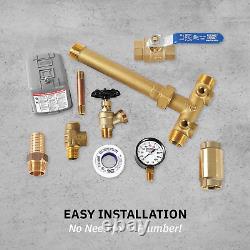 Pressure Tank Installation Kit with 1 Brass Union Tank Tee to Fit Most Pressure