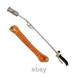 Propane Torch Weed Burner with 15 Foot Hose 500000 BTU 3000 Degree Max Steel