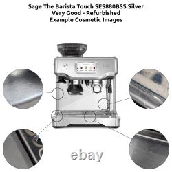 Sage The Barista Touch SES880 Coffee Espresso Machine Silver/Black Kitchen