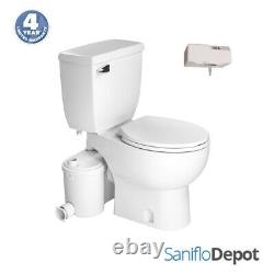 Saniflo SaniBEST Macerating Upflush Toilet Kit Pump + Standard + SaniAlarm