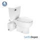 Saniflo SaniPLUS Upflush Macerating Toilet Kit Pump + Elongated Bowl