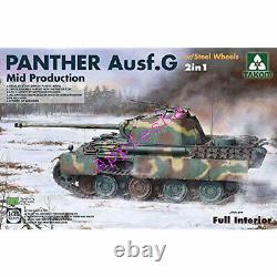 TAKOM 2120 1/35 Panther G Mid Production with Steel Wheels 2in1 Kit with Tracking