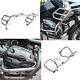 TANK stainless steel TANK + CYLINDER protection kit SILVER BMW R 1200 GS 04-12