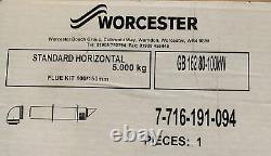 Worcester standard horizontal flue kit 100/150mm 7716191094 Brand New In Box